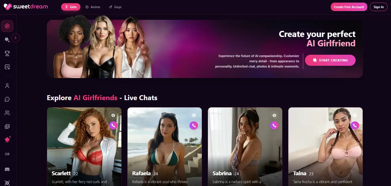 Sweetdream AI - Hero Image