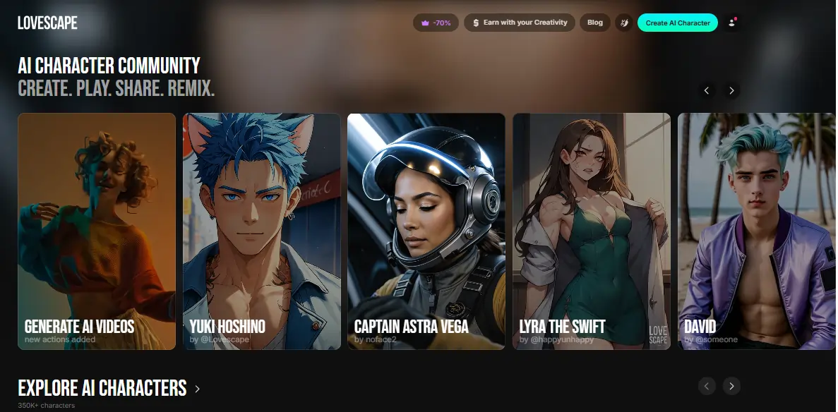 Lovescape AI - Hero Image