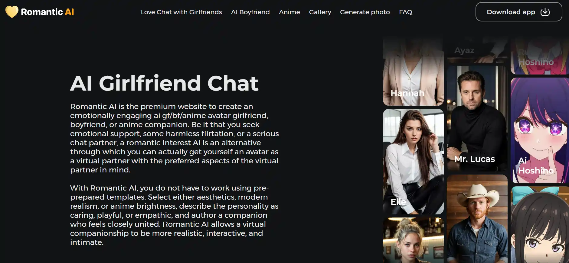 Romantic AI - Hero Image